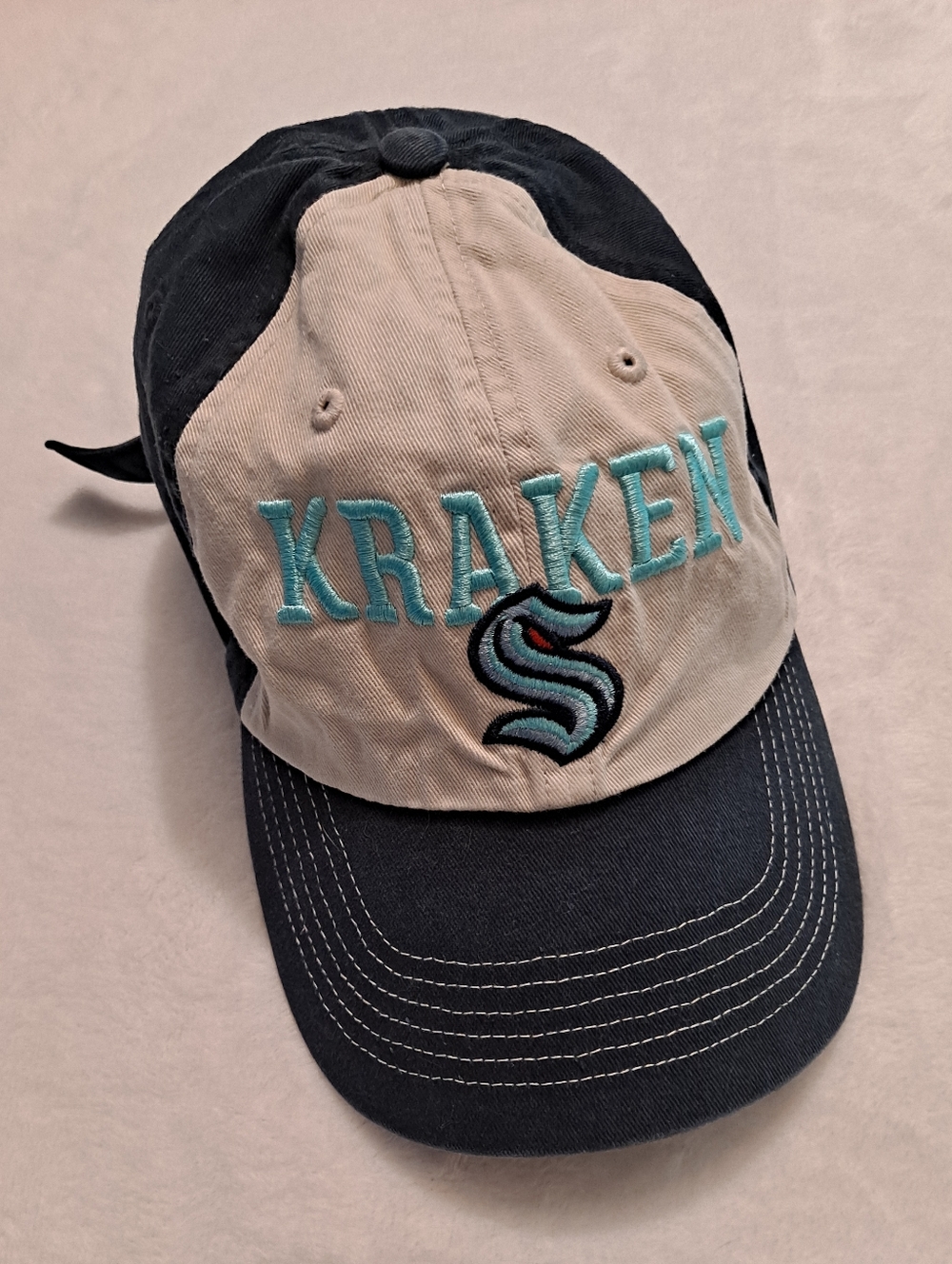 Seattle Kraken NHL Offical Navy Baseball Cap